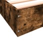 vidaXL Bettgestell ohne Matratze Räuchereiche 150x200 cm Holzwerkstoff vidaXL Bettgestell ohne Matratze Räuchereiche 150x200 cm Holzwerkstoff
