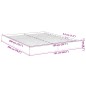 vidaXL Bettgestell ohne Matratze Räuchereiche 150x200 cm Holzwerkstoff vidaXL Bettgestell ohne Matratze Räuchereiche 150x200 cm Holzwerkstoff