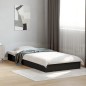 vidaXL Bettgestell Schwarz 90x200 cm Holzwerkstoff vidaXL Bettgestell Schwarz 90x200 cm Holzwerkstoff