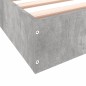 vidaXL Bettgestell Betongrau 90x200 cm Holzwerkstoff vidaXL Bettgestell Betongrau 90x200 cm Holzwerkstoff