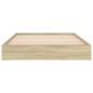 vidaXL Bettgestell ohne Matratze Sonoma-Eiche 90x190 cm Holzwerkstoff vidaXL Bettgestell ohne Matratze Sonoma-Eiche 90x190 cm Holzwerkstoff