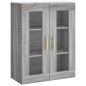Highboard Grau Sonoma 69,5x34x180 cm Holzwerkstoff Highboard Grau Sonoma 69,5x34x180 cm Holzwerkstoff
