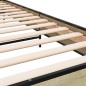 vidaXL Bettgestell Sonoma-Eiche 75x190 cm Holzwerkstoff und Metall vidaXL Bettgestell Sonoma-Eiche 75x190 cm Holzwerkstoff und Metall