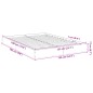 vidaXL Bettgestell Grau Sonoma 135x190 cm Holzwerkstoff vidaXL Bettgestell Grau Sonoma 135x190 cm Holzwerkstoff