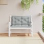 vidaXL Gartenbank-Auflagen 2 Stk. Melange Hellgrau 100x50x7 cm Stoff vidaXL Gartenbank-Auflagen 2 Stk. Melange Hellgrau 100x50x7 cm Stoff