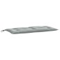 vidaXL Gartenbank-Auflagen 2 Stk. Melange Hellgrau 100x50x7 cm Stoff vidaXL Gartenbank-Auflagen 2 Stk. Melange Hellgrau 100x50x7 cm Stoff