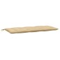 vidaXL Gartenbank-Auflagen 2 Stk. Melange Beige 120x50x7 cm Stoff vidaXL Gartenbank-Auflagen 2 Stk. Melange Beige 120x50x7 cm Stoff