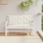vidaXL Gartenbank-Auflagen 2 Stk. Melange Creme 120x50x7 cm Stoff vidaXL Gartenbank-Auflagen 2 Stk. Melange Creme 120x50x7 cm Stoff