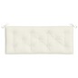 vidaXL Gartenbank-Auflagen 2 Stk. Melange Creme 120x50x7 cm Stoff vidaXL Gartenbank-Auflagen 2 Stk. Melange Creme 120x50x7 cm Stoff