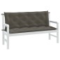 vidaXL Gartenbank-Auflagen 2 Stk. Melange Dunkelgrau 150x50x7 cm Stoff vidaXL Gartenbank-Auflagen 2 Stk. Melange Dunkelgrau 150x50x7 cm Stoff