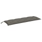 vidaXL Gartenbank-Auflagen 2 Stk. Melange Dunkelgrau 150x50x7 cm Stoff vidaXL Gartenbank-Auflagen 2 Stk. Melange Dunkelgrau 150x50x7 cm Stoff
