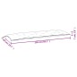 vidaXL Gartenbank-Auflagen 2 Stk. Melange Dunkelgrau 150x50x7 cm Stoff vidaXL Gartenbank-Auflagen 2 Stk. Melange Dunkelgrau 150x50x7 cm Stoff