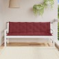 vidaXL Gartenbank-Auflagen 2 Stk. Melange Weinrot 180x50x7 cm Stoff vidaXL Gartenbank-Auflagen 2 Stk. Melange Weinrot 180x50x7 cm Stoff