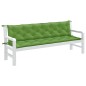 vidaXL Gartenbank-Auflagen 2 Stk. Melange Grün 200x50x7 cm Stoff vidaXL Gartenbank-Auflagen 2 Stk. Melange Grün 200x50x7 cm Stoff