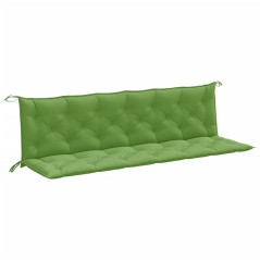 vidaXL Gartenbank-Auflagen 2 Stk. Melange Grün 200x50x7 cm Stoff