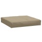 vidaXL Palettenkissen 2-tlg. Melange Taupe Stoff vidaXL Palettenkissen 2-tlg. Melange Taupe Stoff