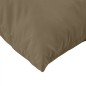 vidaXL Palettenkissen 2-tlg. Melange Taupe Stoff vidaXL Palettenkissen 2-tlg. Melange Taupe Stoff