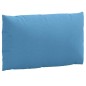 vidaXL Palettenkissen 3-tlg. Melange Blau Stoff vidaXL Palettenkissen 3-tlg. Melange Blau Stoff