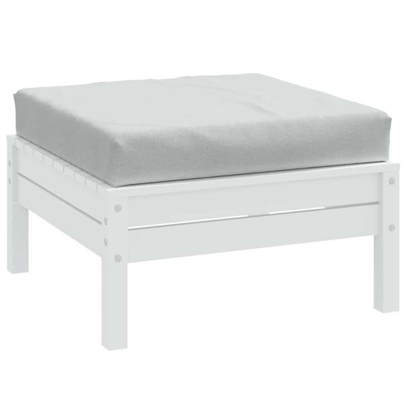 vidaXL Palettenkissen Melange Hellgrau 60x60x10 cm Stoff vidaXL Palettenkissen Melange Hellgrau 60x60x10 cm Stoff