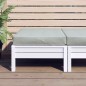 vidaXL Palettenkissen Melange Hellgrau 60x60x10 cm Stoff vidaXL Palettenkissen Melange Hellgrau 60x60x10 cm Stoff