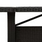 vidaXL Gartentisch mit Glasplatte Schwarz 240x90x75 cm Poly Rattan vidaXL Gartentisch mit Glasplatte Schwarz 240x90x75 cm Poly Rattan