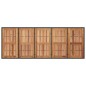 vidaXL Gartentisch mit Holzplatte Schwarz 240x90x75 cm Poly Rattan vidaXL Gartentisch mit Holzplatte Schwarz 240x90x75 cm Poly Rattan