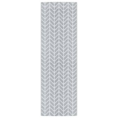 vidaXL Outdoor-Teppich Grau 80x250 cm PP