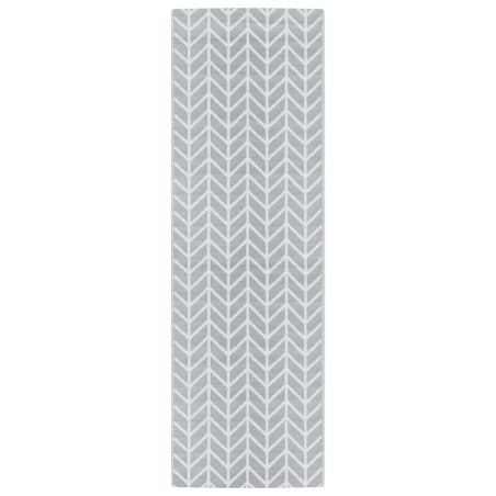 vidaXL Outdoor-Teppich Grau 80x250 cm PP