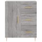 Highboard Grau Sonoma 69,5x34x180 cm Holzwerkstoff Highboard Grau Sonoma 69,5x34x180 cm Holzwerkstoff