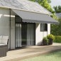 vidaXL Markisenvolant Anthrazit Gestreift 4 m vidaXL Markisenvolant Anthrazit Gestreift 4 m
