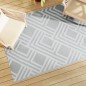 vidaXL Outdoor-Teppich Grau 140x200 cm PP vidaXL Outdoor-Teppich Grau 140x200 cm PP