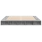 vidaXL Bettgestell Grau Sonoma 200x200 cm Holzwerkstoff vidaXL Bettgestell Grau Sonoma 200x200 cm Holzwerkstoff