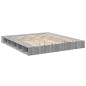 vidaXL Bettgestell Grau Sonoma 200x200 cm Holzwerkstoff vidaXL Bettgestell Grau Sonoma 200x200 cm Holzwerkstoff