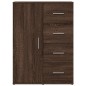 vidaXL Sideboards 2 Stk. Braun Eichen-Optik 59x39x80 cm Holzwerkstoff vidaXL Sideboards 2 Stk. Braun Eichen-Optik 59x39x80 cm Holzwerkstoff