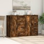 vidaXL Sideboards 2 Stk. Räuchereiche 59x39x80 cm Holzwerkstoff vidaXL Sideboards 2 Stk. Räuchereiche 59x39x80 cm Holzwerkstoff