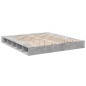 vidaXL Bettgestell Betongrau 200x200 cm Holzwerkstoff vidaXL Bettgestell Betongrau 200x200 cm Holzwerkstoff
