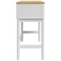 vidaXL Konsolentisch FLORO Weiß 89,5x36,5x73 cm Massivholz Kiefer vidaXL Konsolentisch FLORO Weiß 89,5x36,5x73 cm Massivholz Kiefer