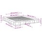 vidaXL Bettgestell Grau Sonoma 180x200 cm Holzwerkstoff vidaXL Bettgestell Grau Sonoma 180x200 cm Holzwerkstoff