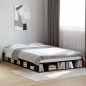 vidaXL Bettgestell Schwarz 140x190 cm Holzwerkstoff vidaXL Bettgestell Schwarz 140x190 cm Holzwerkstoff
