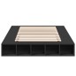 vidaXL Bettgestell Schwarz 140x190 cm Holzwerkstoff vidaXL Bettgestell Schwarz 140x190 cm Holzwerkstoff