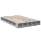vidaXL Bettgestell Betongrau 140x190 cm Holzwerkstoff vidaXL Bettgestell Betongrau 140x190 cm Holzwerkstoff