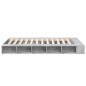 vidaXL Bettgestell Betongrau 140x190 cm Holzwerkstoff vidaXL Bettgestell Betongrau 140x190 cm Holzwerkstoff