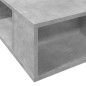 vidaXL Bettgestell Betongrau 140x190 cm Holzwerkstoff vidaXL Bettgestell Betongrau 140x190 cm Holzwerkstoff