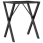 vidaXL Esstisch-Gestell in X-Form 60x40x73 cm Gusseisen vidaXL Esstisch-Gestell in X-Form 60x40x73 cm Gusseisen