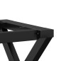 vidaXL Esstisch-Gestell in X-Form 160x80x73 cm Gusseisen vidaXL Esstisch-Gestell in X-Form 160x80x73 cm Gusseisen