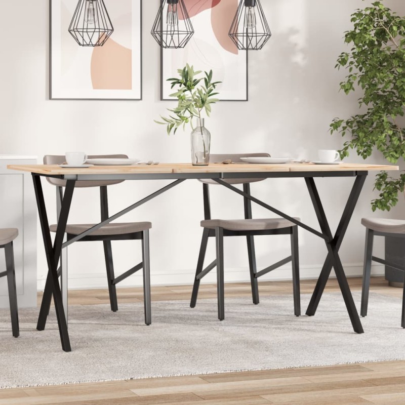 vidaXL Esstisch-Gestell in X-Form 120x60x73 cm Gusseisen vidaXL Esstisch-Gestell in X-Form 120x60x73 cm Gusseisen