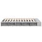 vidaXL Bettgestell Betongrau 135x190 cm Holzwerkstoff vidaXL Bettgestell Betongrau 135x190 cm Holzwerkstoff