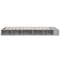 vidaXL Bettgestell Grau Sonoma 100x200 cm Holzwerkstoff vidaXL Bettgestell Grau Sonoma 100x200 cm Holzwerkstoff