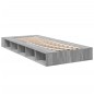 vidaXL Bettgestell Grau Sonoma 100x200 cm Holzwerkstoff vidaXL Bettgestell Grau Sonoma 100x200 cm Holzwerkstoff