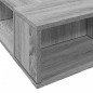 vidaXL Bettgestell Grau Sonoma 100x200 cm Holzwerkstoff vidaXL Bettgestell Grau Sonoma 100x200 cm Holzwerkstoff